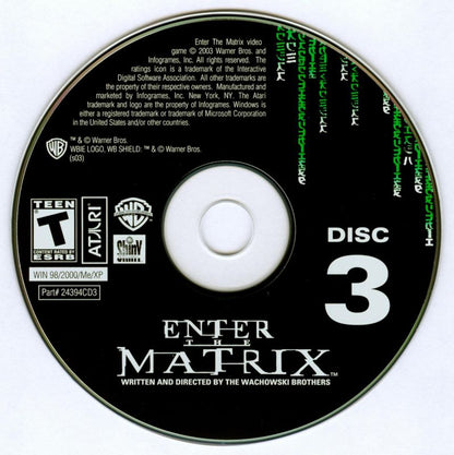 Enter the Matrix Disc 1-4 Microsoft Windows PC CD-PC Gamez USA