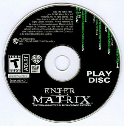 Enter the Matrix Disc 1-4 Microsoft Windows PC CD-PC Gamez USA