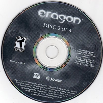 Eragon Disc 1-4 Microsoft Windows PC CD-PC Gamez USA