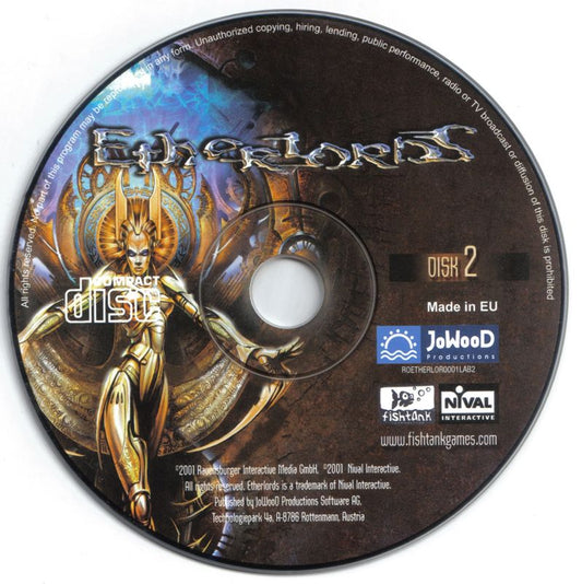 Etherlords Disc 2 Microsoft Windows PC CD-PC Gamez USA