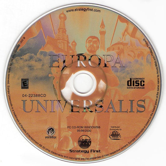 Europa Universalis Microsoft Windows PC CD-PC Gamez USA