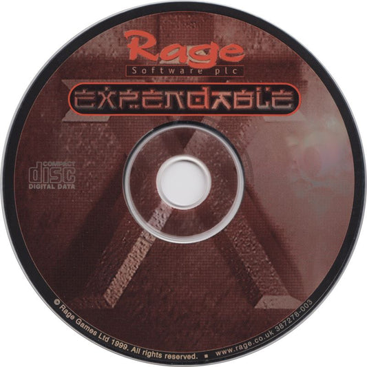 Expendable Microsoft Windows PC CD-PC Gamez USA
