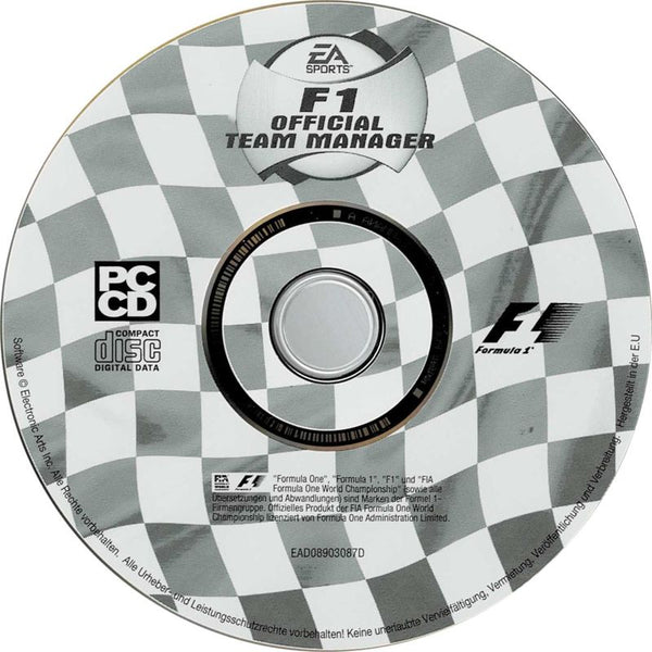 F1 Manager Microsoft Windows PC CD by PC Gamez USA
