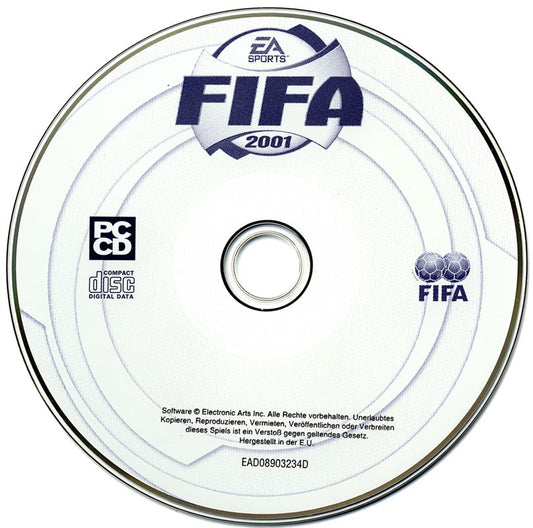 FIFA 2001 Major League Soccer Microsoft Windows PC CD-PC Gamez USA