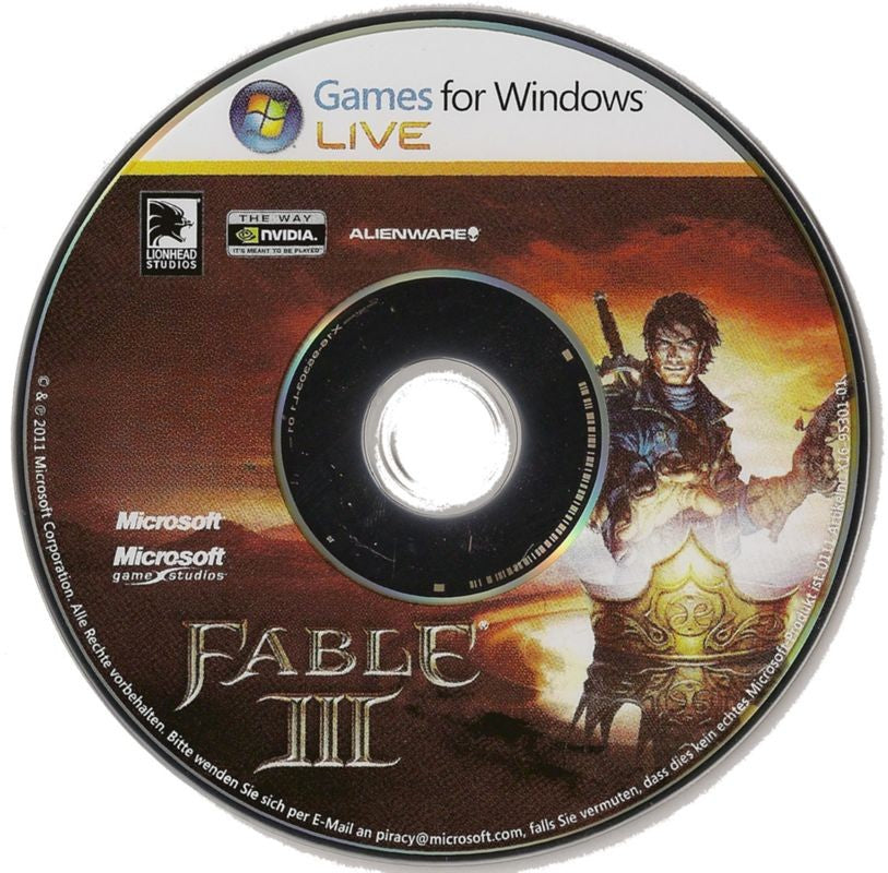 Official Fable III for Windows PC by PC Gamez USA