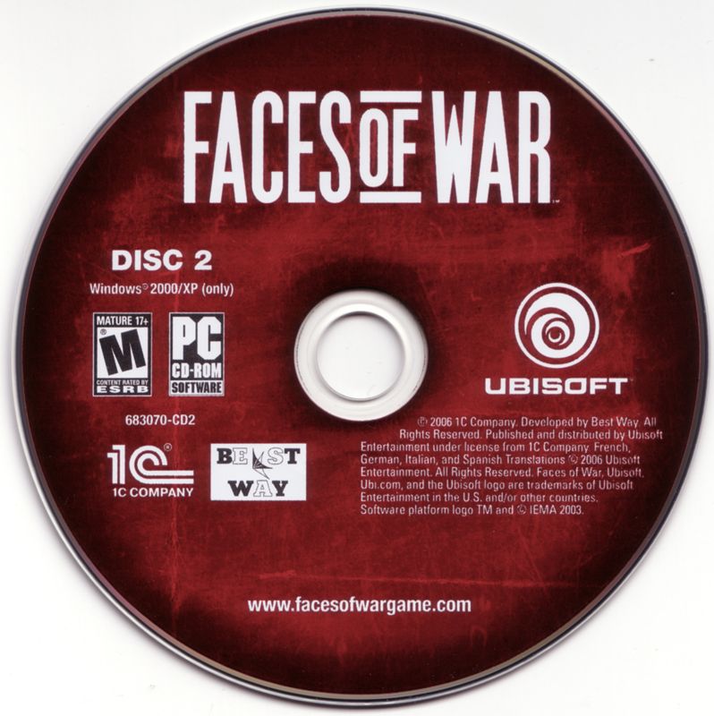 Faces of War Disc 1-3 Microsoft Windows PC CD-PC Gamez USA