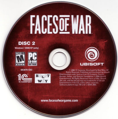 Faces of War Disc 1-3 Microsoft Windows PC CD-PC Gamez USA