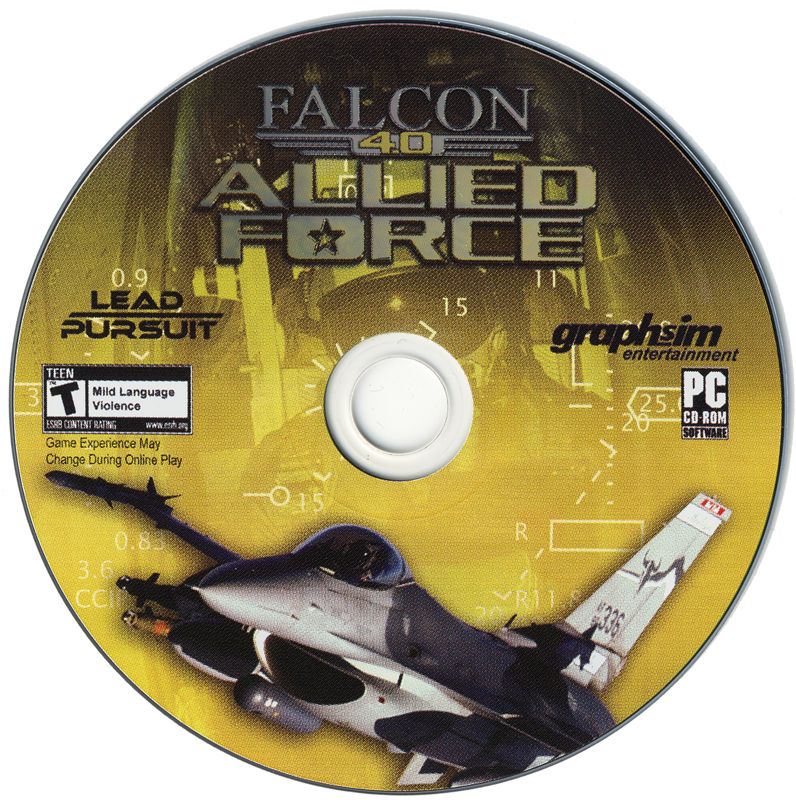 Falcon 40 Allied Force Microsoft Windows PC CD-PC Gamez USA