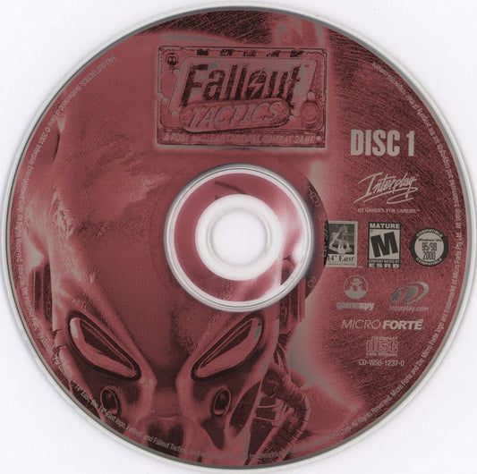 Fallout Tactics Brotherhood of Steel Disc 1-3 Microsoft Windows PC CD-PC Gamez USA