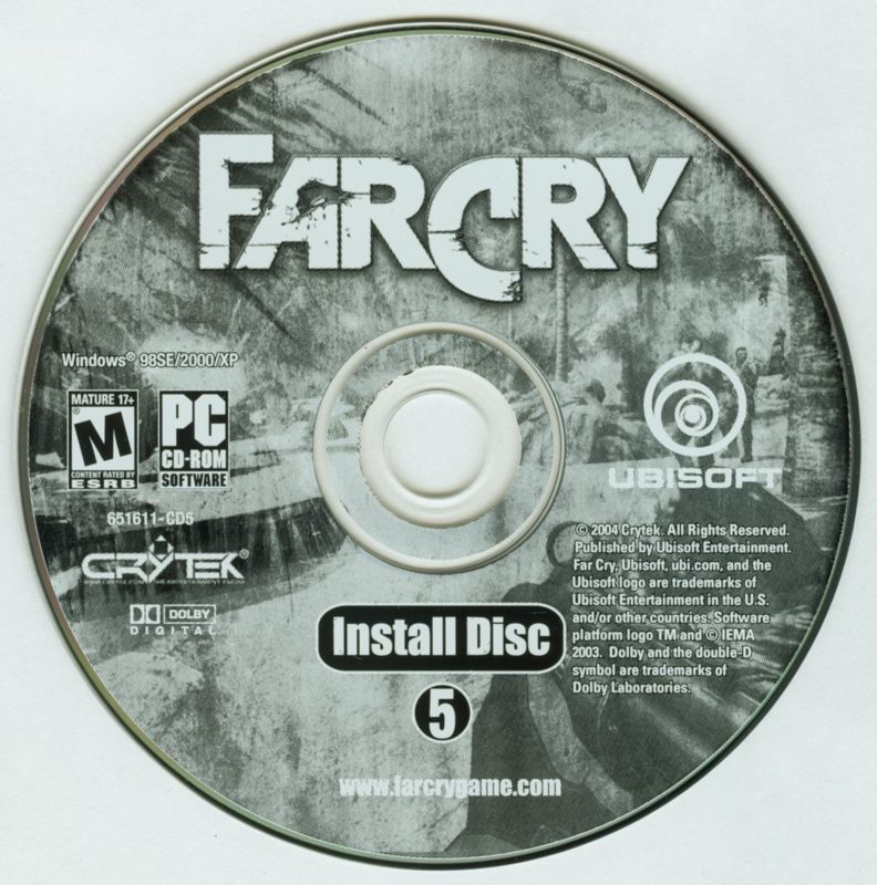 Far Cry Disc 1-5 Microsoft Windows PC CD-PC Gamez USA