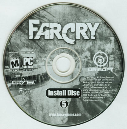 Far Cry Disc 1-5 Microsoft Windows PC CD-PC Gamez USA