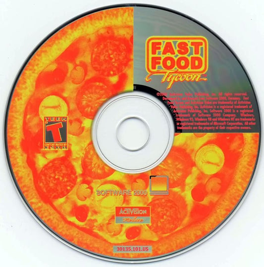 Fast Food Tycoon Microsoft Windows PC CD-PC Gamez USA