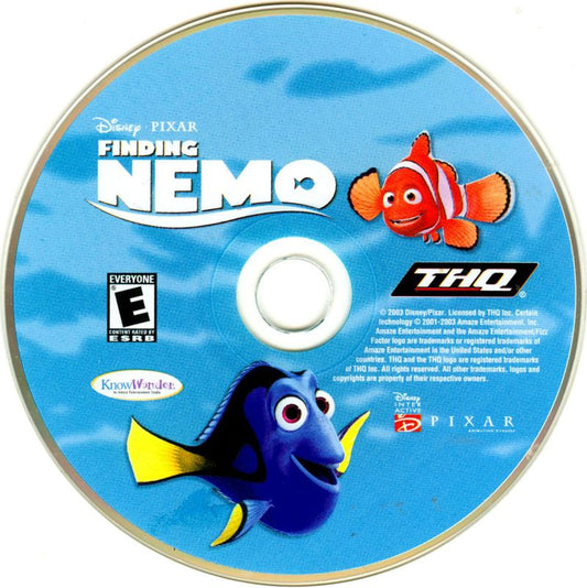 Disney•Pixar Finding Nemo 2003 Microsoft Windows PC CD THQ-PC Gamez USA
