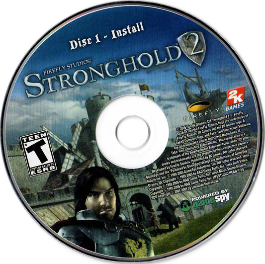 Firefly Studios Stronghold 2 Disc 1-2 Microsoft Windows PC CD-PC Gamez USA