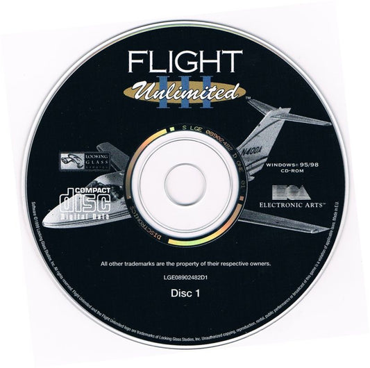 Flight Unlimited 3 Disc 1-3 Microsoft Windows PC CD-PC Gamez USA