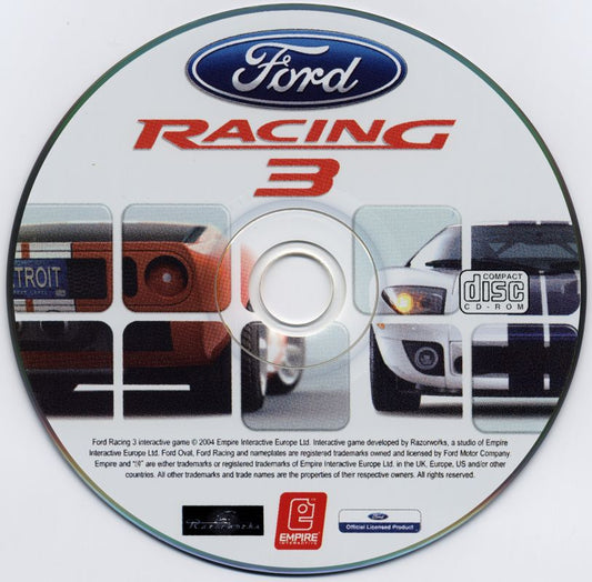 Ford Racing 3 Microsoft Windows PC CD-PC Gamez USA