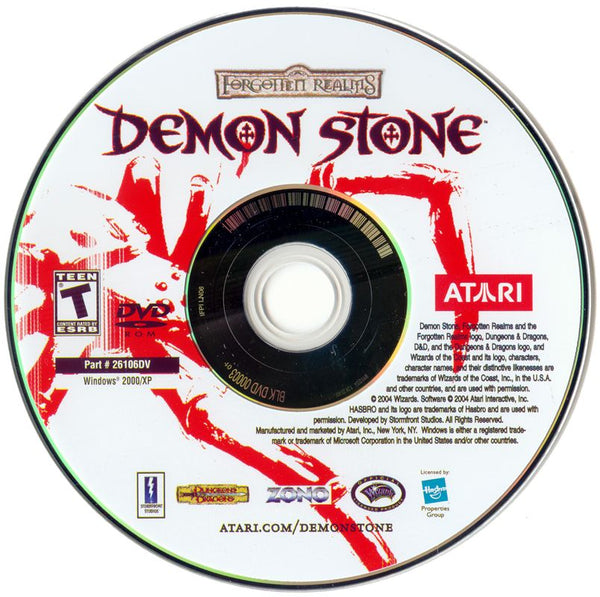 Forgotten Realms - Demon Stone Microsoft Windows PC DVD by PC Gamez USA