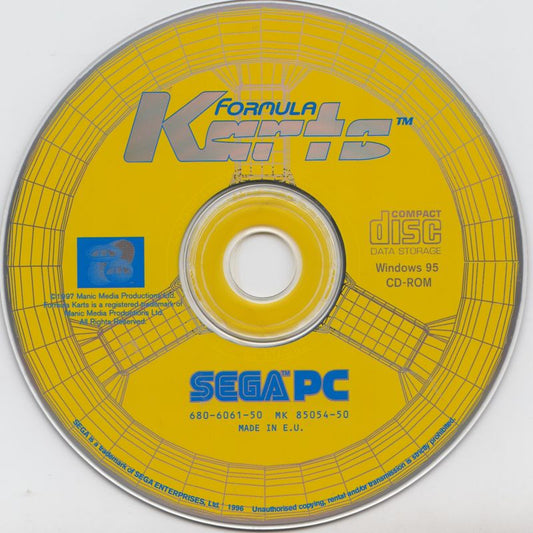Formula Karts Microsoft Windows PC CD-PC Gamez USA