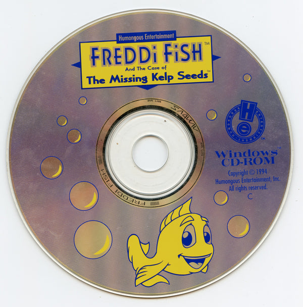 Freddi Fish and the Case of the Missing Kelp Seeds Microsoft Windows 3.X CD by PC Gamez USA