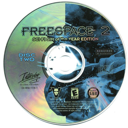Freespace 2 (Sci-Fi Sim of the Year Edition) Disc 1-3 Microsoft Windows PC CD-PC Gamez USA