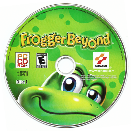 Frogger Beyond Disc 1-2 Microsoft Windows PC CD-PC Gamez USA