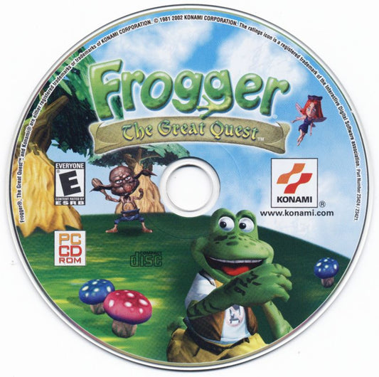 Frogger The Great Quest Microsoft Windows PC CD-PC Gamez USA