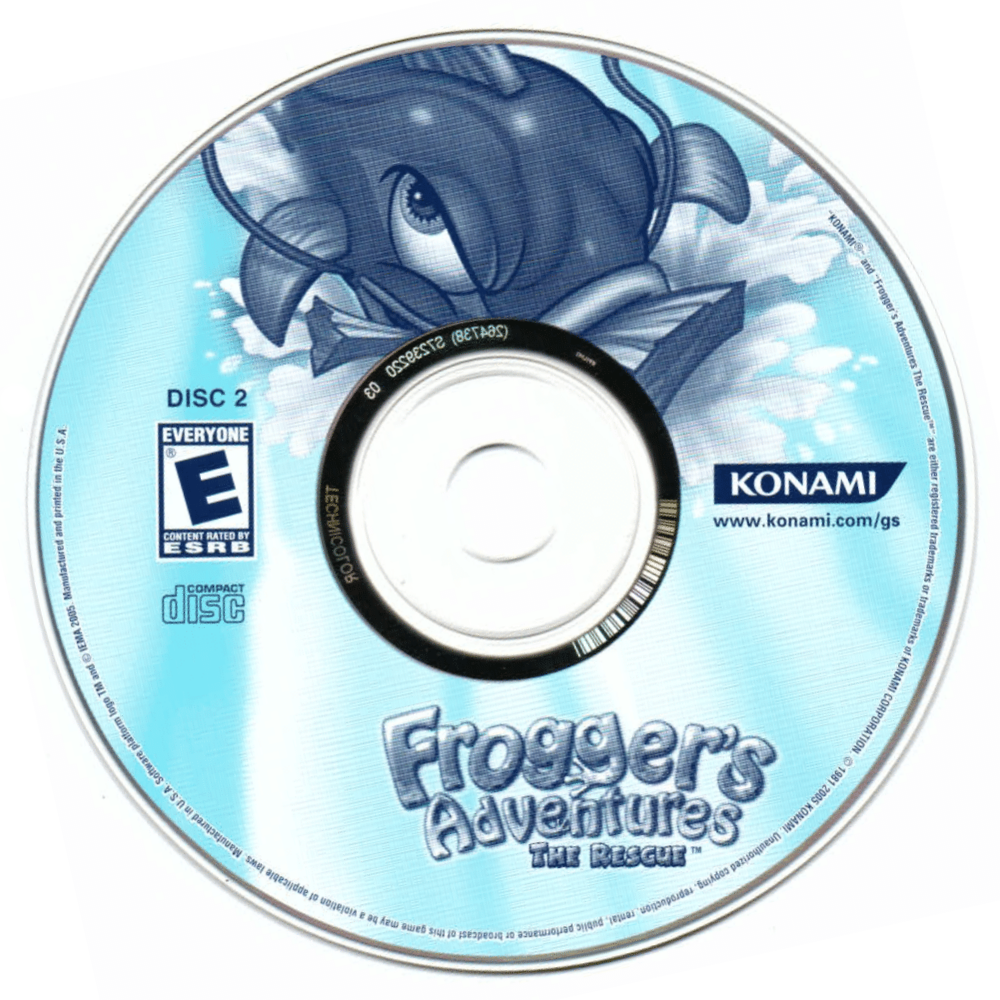 Frogger's Adventures: The Rescue Disc 1-2 Microsoft Windows PC CD-PC Gamez USA