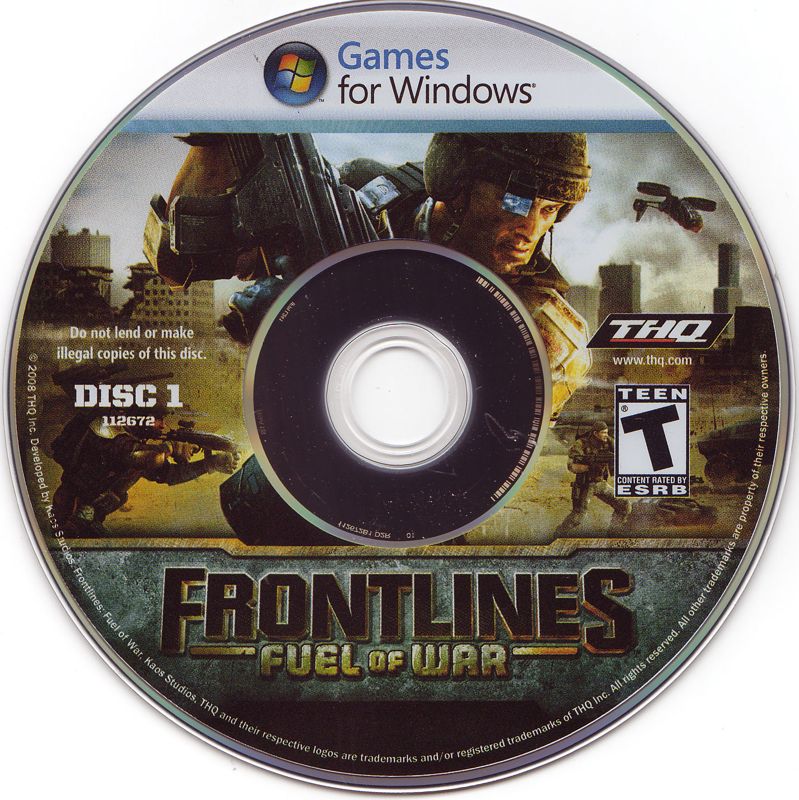 Frontlines Fuel of War Disc 1-2 Microsoft Windows PC DVD by PC Gamez USA