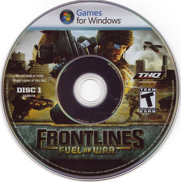 Frontlines Fuel of War Disc 1-2 Microsoft Windows PC DVD by PC Gamez USA