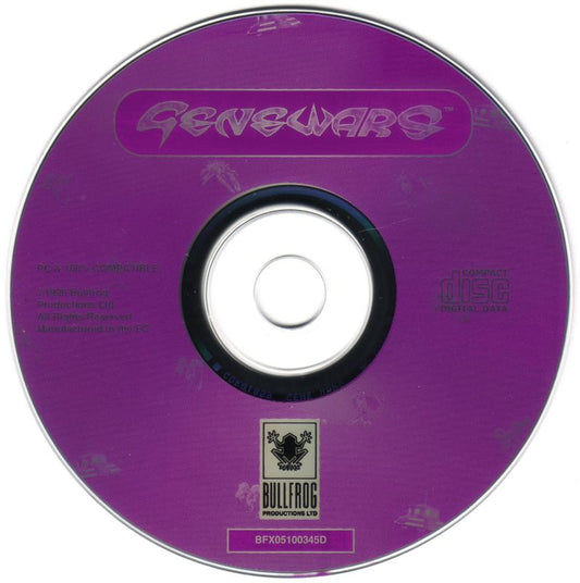 GENEWARS Microsoft Windows PC CD-PC Gamez USA
