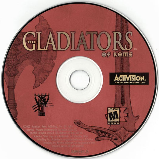 Gladiators of Rome Microsoft Windows PC CD-PC Gamez USA