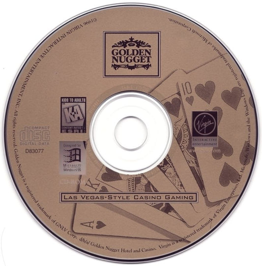 Golden Nugget Microsoft Windows PC CD-PC Gamez USA