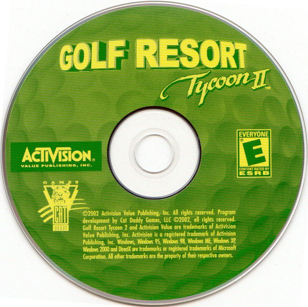 Golf Resort Tycoon II Microsoft Windows PC CD-PC Gamez USA