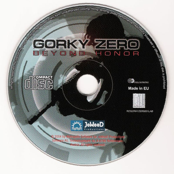 Gorky Zero Beyond Honor Microsoft Windows PC CD-PC Gamez USA