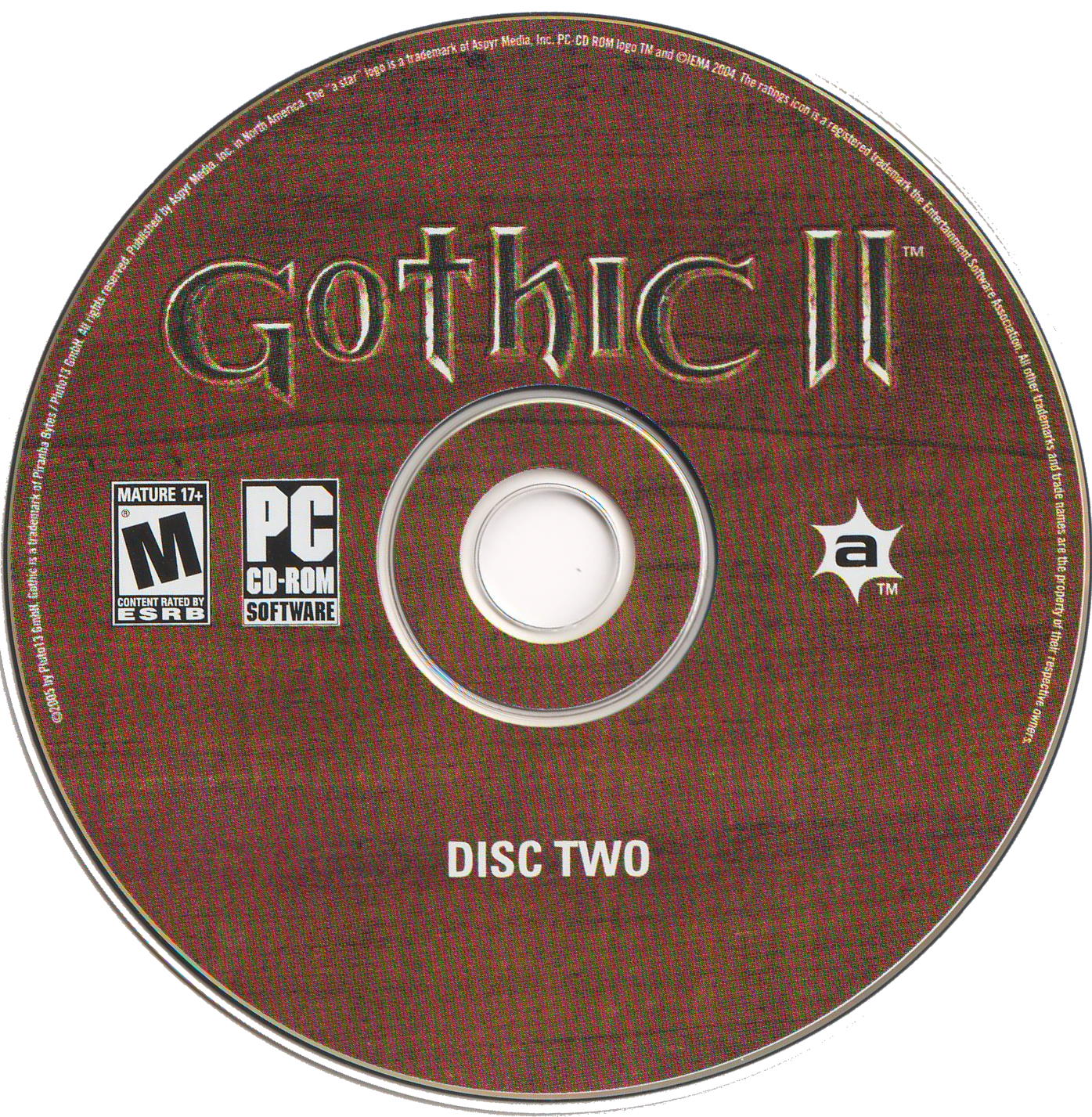 Gothic II Disc 1-4 Microsoft Windows PC CD-PC Gamez USA