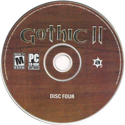 Gothic II Disc 1-4 Microsoft Windows PC CD-PC Gamez USA