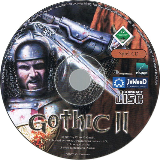 Gothic II Gold Edition Disc 1-3 Microsoft Windows PC CD-PC Gamez USA