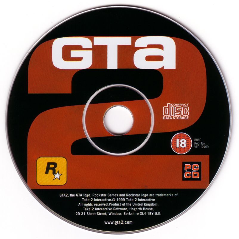 Grand Theft Auto 2 1999 Microsoft Windows PC CD Rockstar DMA-PC Gamez USA