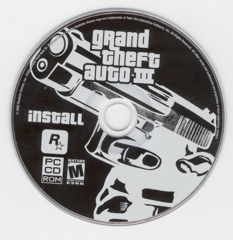 Grand Theft Auto III GTA 3 2001 Microsoft Windows PC CD Rockstar DMA-PC Gamez USA