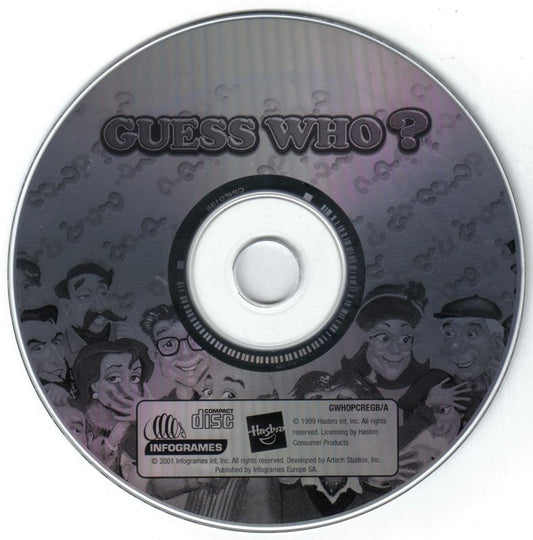 GUESS WHO Microsoft Windows PC CD-PC Gamez USA