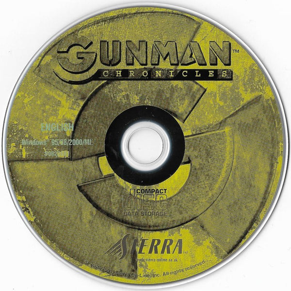 Gunman Chronicles Microsoft Windows PC CD-PC Gamez USA
