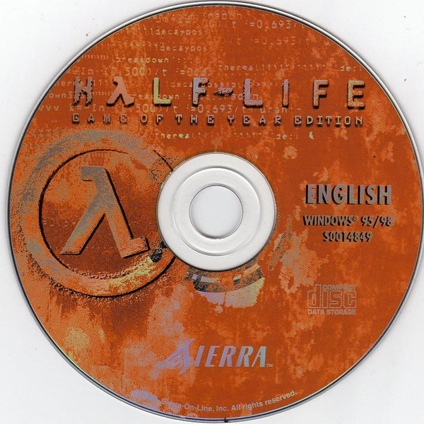 Half-Life Game Of The Year Edition Microsoft Windows PC CD-PC Gamez USA
