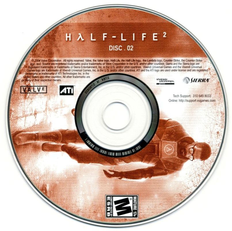 Half-Life 2 Disc 1-5 Microsoft Windows PC CD-PC Gamez USA