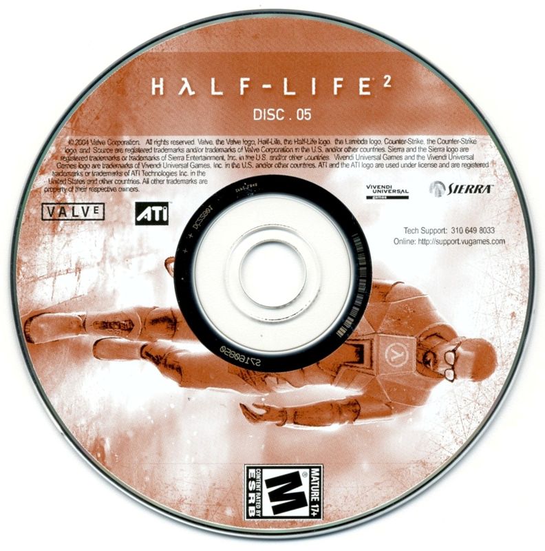 Half-Life 2 Disc 1-5 Microsoft Windows PC CD-PC Gamez USA