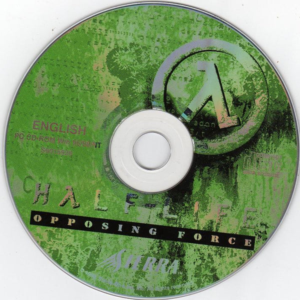 Half-Life Opposing Force 1999 Microsoft Windows PC CD Valve Sierra-PC Gamez USA