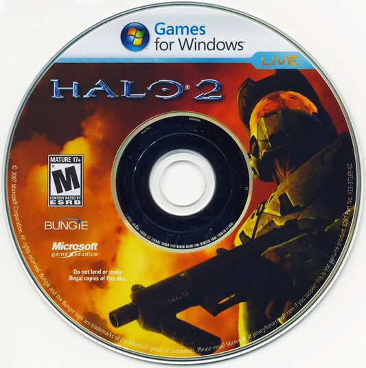 Halo 2 Microsoft Windows PC DVD-PC Gamez USA