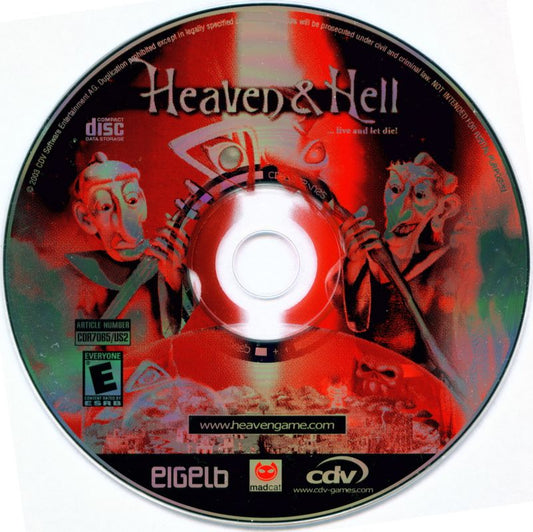 Heaven Hell Microsoft Windows PC CD-PC Gamez USA