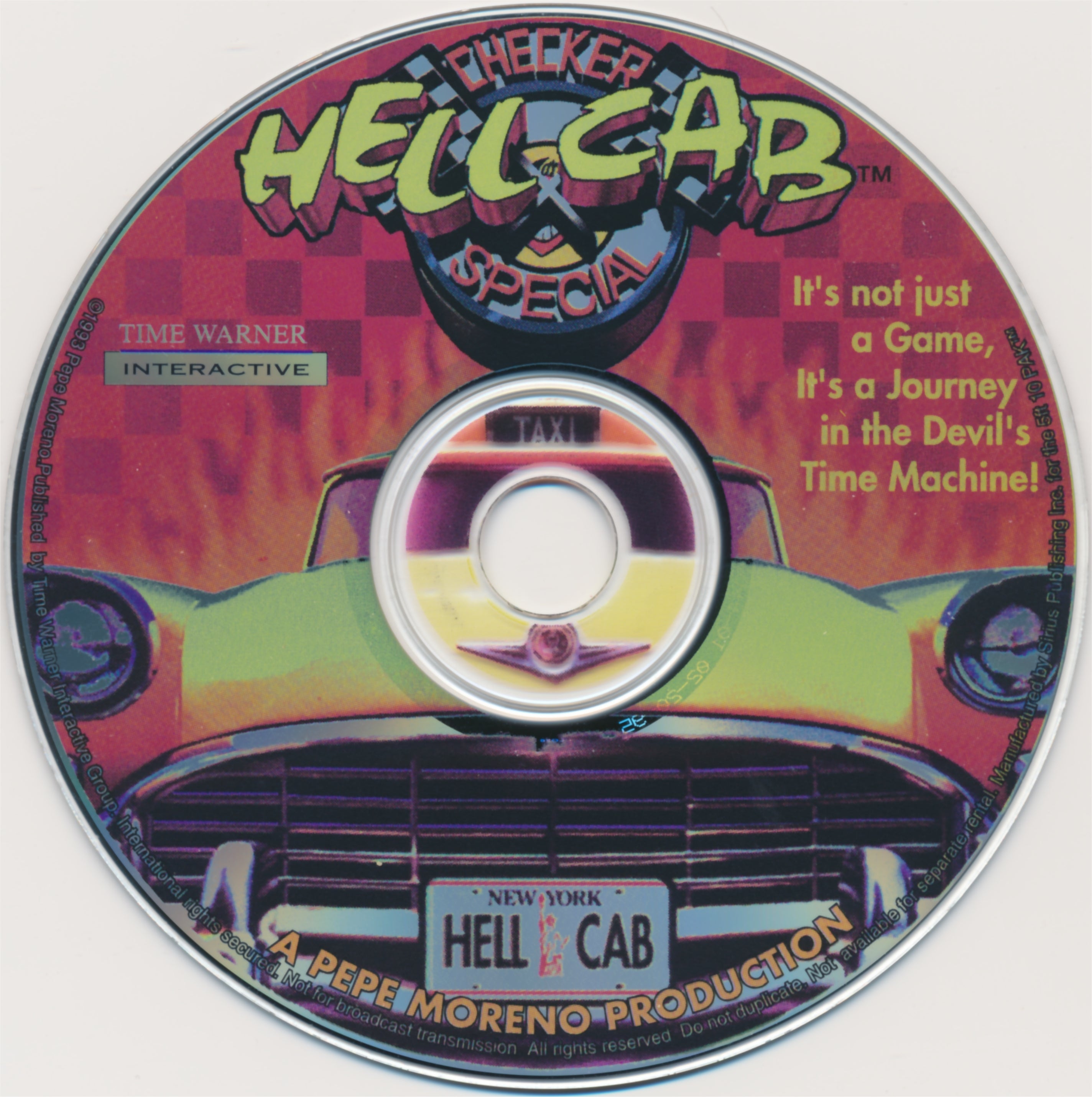 Hell Cab Windows 3.X CD by PC Gamez USA