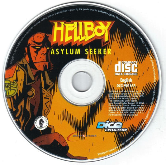 Hellboy Asylum Seeker 2000 Microsoft Windows PC CD Cryo Hoplite-PC Gamez USA