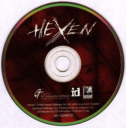 Hexen Beyond Heretic 1995 Microsoft Windows PC CD MS-DOS Raven iD GT Interactive-PC Gamez USA